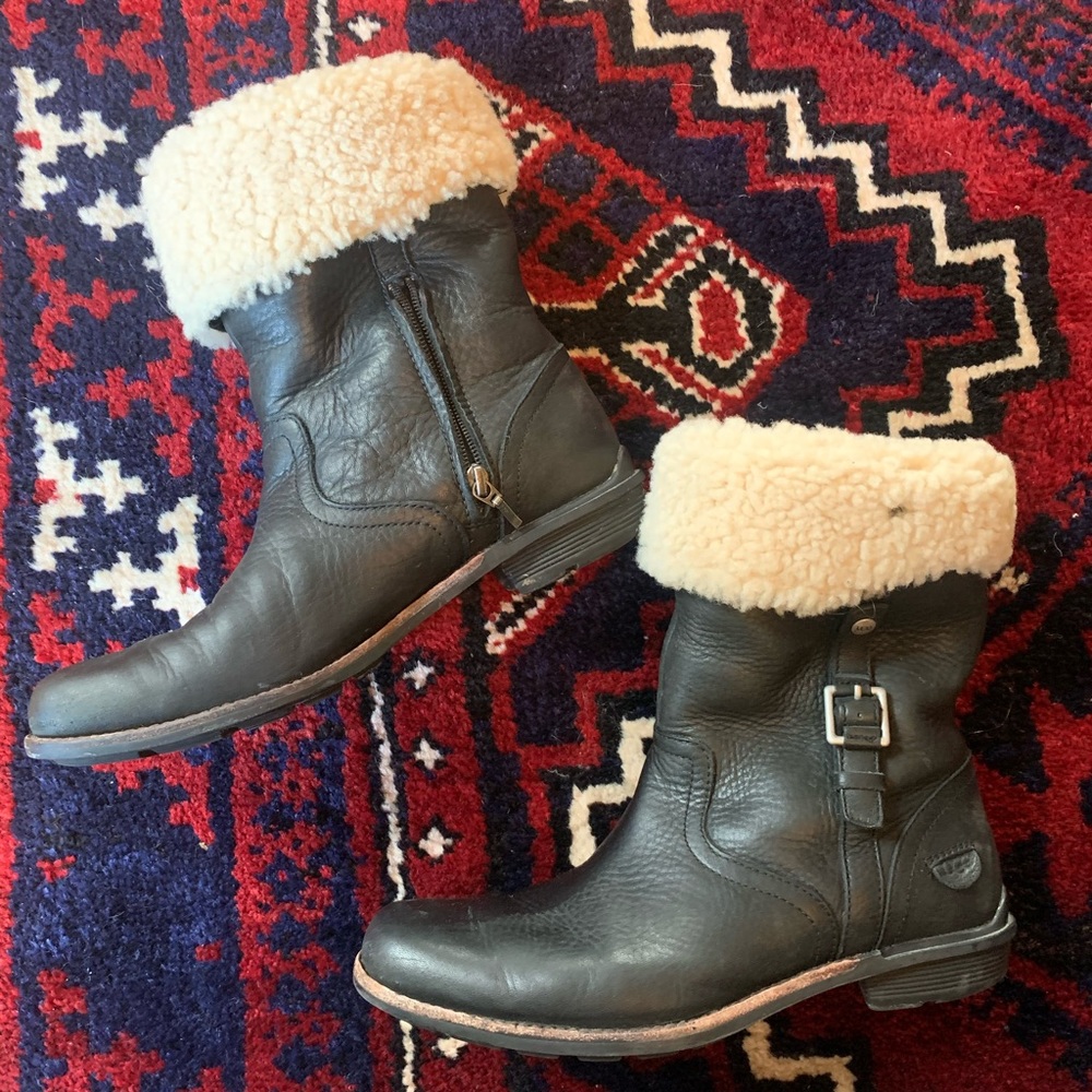 Vintage Black Ugg Boots